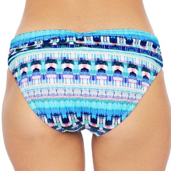 NWOT La Blanca Poolside Global Jive Wrap Bikini  2 piece set underwire Bra - Picture 2 of 4